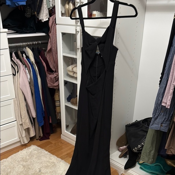 NWT Shona Joy Black One Shoulder Dress - Picture 3 of 7
